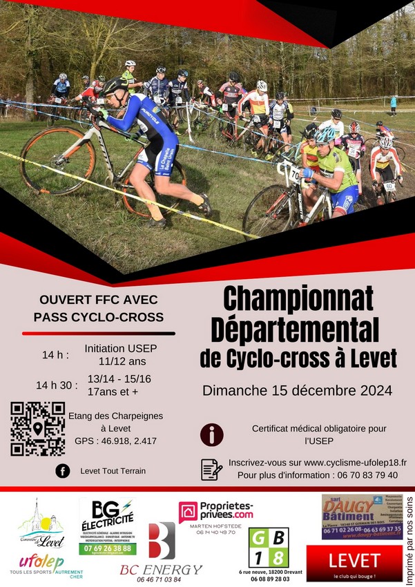 Championnat Départemental de cyclo-cross à Levet